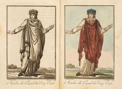 Lot 137 - Grasset de Saint-Sauveur (Jacques). Costumes des représentans du peuple