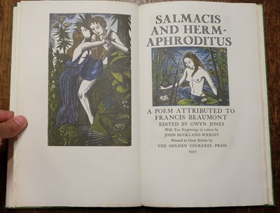 Lot 625 - Golden Cockerel Press. Salmacis and Hermaphroditus and two others