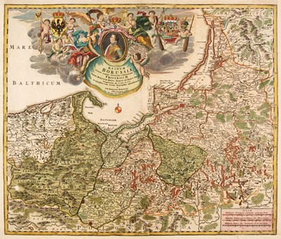 Lot 320 - Prussia. Homann (Johann Baptist), Regnum Borussiae..., Nuremberg, 1701