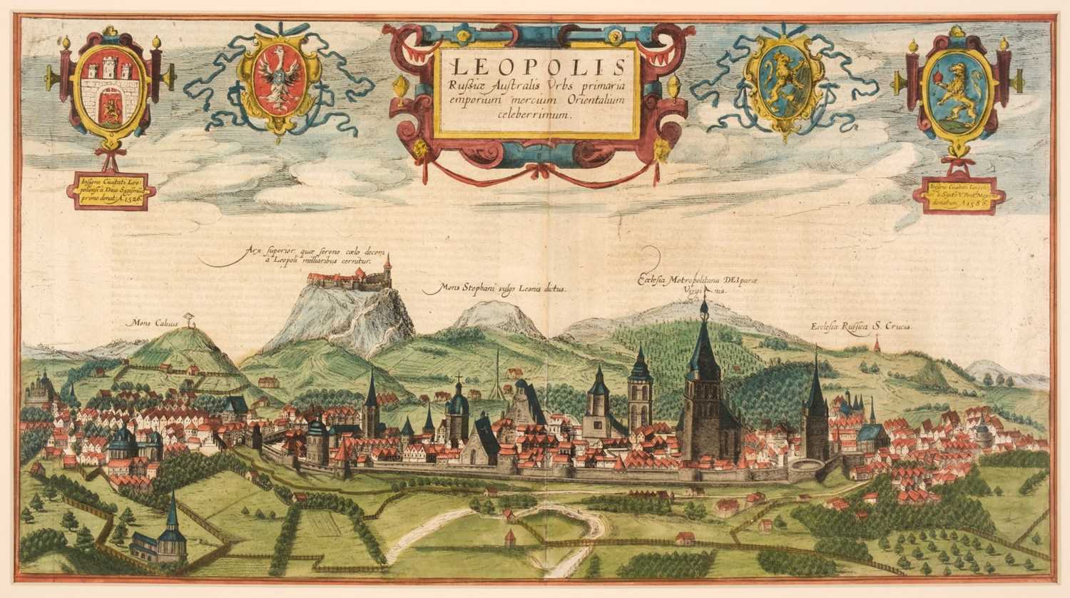 Lot 302 - Lviv/Ukraine. Braun (Georg & Hogenberg Franz), Leopolis Russuae Australis Urbs..., circa 1618