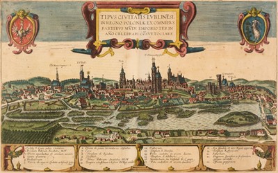 Lot 315 - Poland. Braun (Georg & Hogenberg Franz), Tipus Civitatis Lublinesi..., 1617