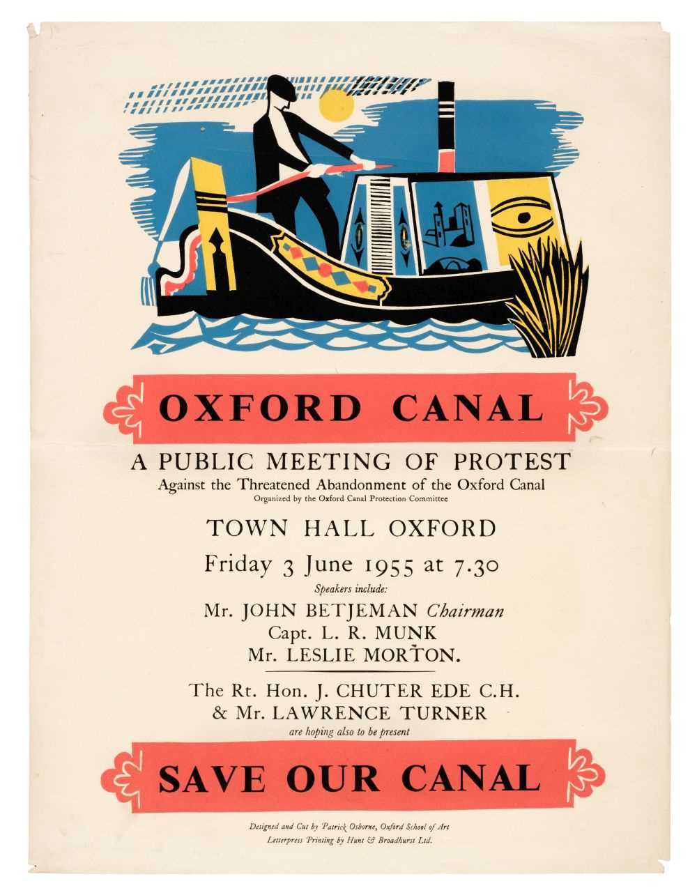 Lot 501 - Osborne (Patrick, illustrator). Oxford Canal