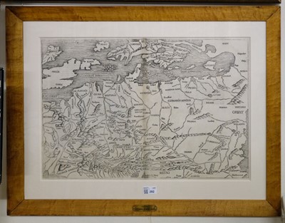 Lot 282 - Europe. Schedel (Hartmann) Untitled map of Northern & Central Europe [1493]