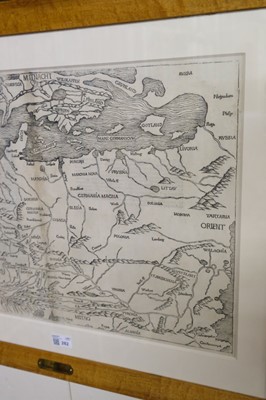 Lot 282 - Europe. Schedel (Hartmann) Untitled map of Northern & Central Europe [1493]