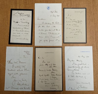 Lot 155 - Lubbock (John, first Baron Avebury, 1834-1913). A large group of approximately 78 letters