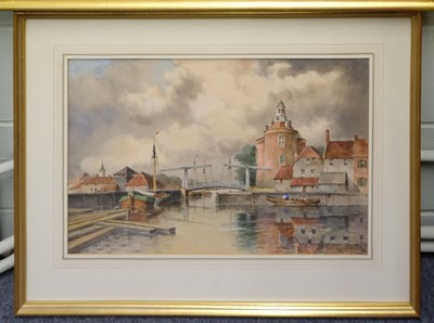 Lot 347 - Van Staaten (Louis, 1836-1909). Enkhuizen, and Dordrecht