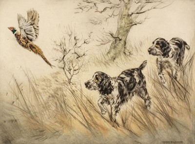 Lot 259 - Wilkinson (Henry 1921 - 2011). Five Drypoint etchings of Dogs, late 20th century