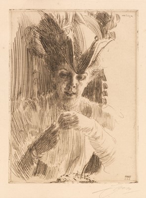 Lot 525 - Zorn (Anders Leonard, 1860-1920). A Ring (Une Bague), 1906