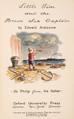 Lot 385 - Ardizzone (Edward). Little Tim and the Brave Sea Captain, & 9 others Ardizzone and Brunhoff