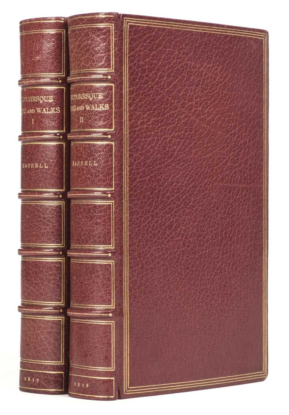 Lot 61 - Hassell (John). Picturesque Rides and Walks, 2 volumes, 1817-18