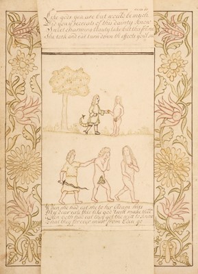 Lot 212 - Dodsley (Robert, circa 1681-1750). A fine illustrated manuscript volume, circa 1720s