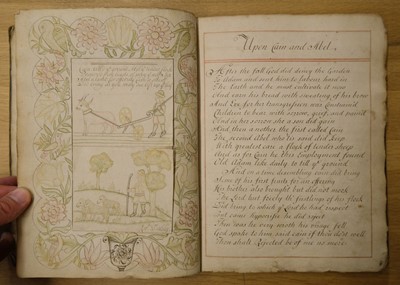 Lot 212 - Dodsley (Robert, circa 1681-1750). A fine illustrated manuscript volume, circa 1720s