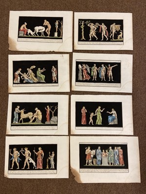 Lot 219 - Classical Engravings. A collection of approximately 100 prints, 18th century