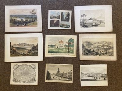 Lot 217 - British Topography. A collection of forty prints & engravings, mostly 19th century