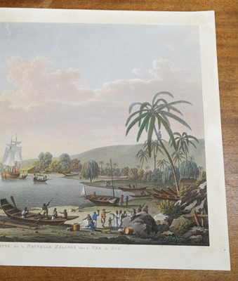 Lot 251 - Tahiti. Piringer (James), Vue de Detroit Charlotte dans la Nouvelle Zelande..., circa 1780