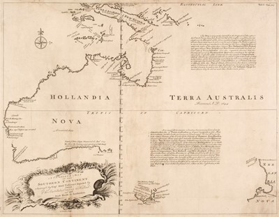Lot 121 - Australia. Bowen (Emanuel), A Complete Map of the Southern Continent..., 1744