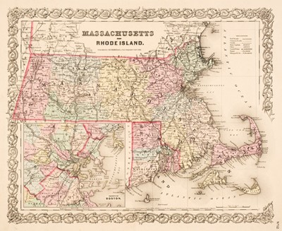 Lot 133 - Colton (Joseph Hutchins) Colton's American Atlas, circa 1877