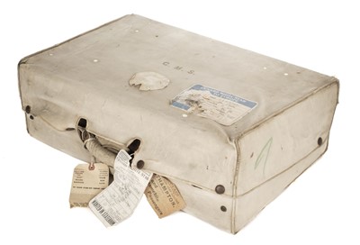 Lot 71 - Suitcase. Early 20th-century crocodile skin suitcase