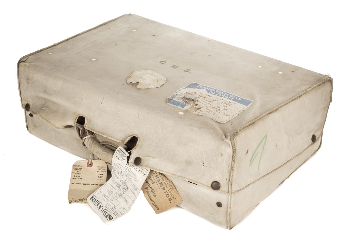 Lot 71 - Suitcase. Early 20th-century crocodile skin