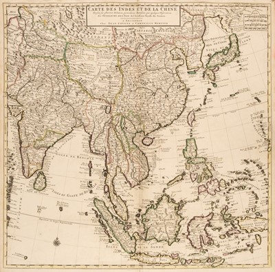 Lot 137 - East Indies. Covens (J & Mortier C.), Carte des Indes et de la Chine..., circa 1730