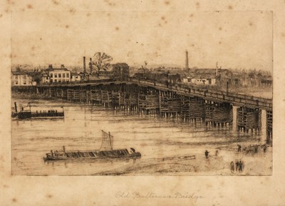 Lot 498 - Greaves (Walter, 1846-1930). Old Battersea Bridge, & The Chelsea