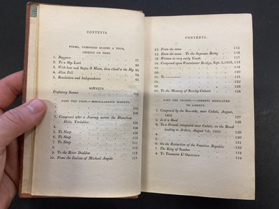 Lot 344 - Wordsworth (William). Poems, in Two Volumes, volume I only, 1st edition, 1807