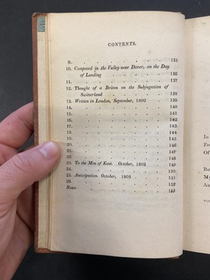 Lot 344 - Wordsworth (William). Poems, in Two Volumes, volume I only, 1st edition, 1807