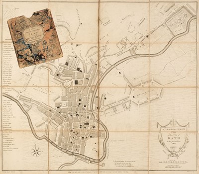 Lot 124 - Bath. Chantry (T. Surveyor), A New and Accurate Plan of the City of Bath, 1801