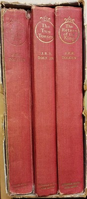 Lot 457 - Tolkien (J. R. R.). The Lord Of The Rings 3 volumes