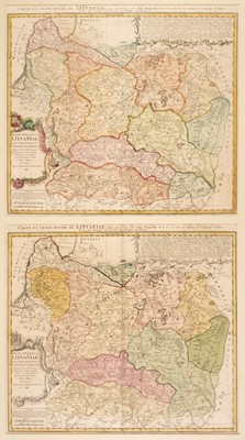 Lot 151 - Lithuania. Homann (J. B. heirs of), Magnus Ducatus Lithuaniae..., 1749