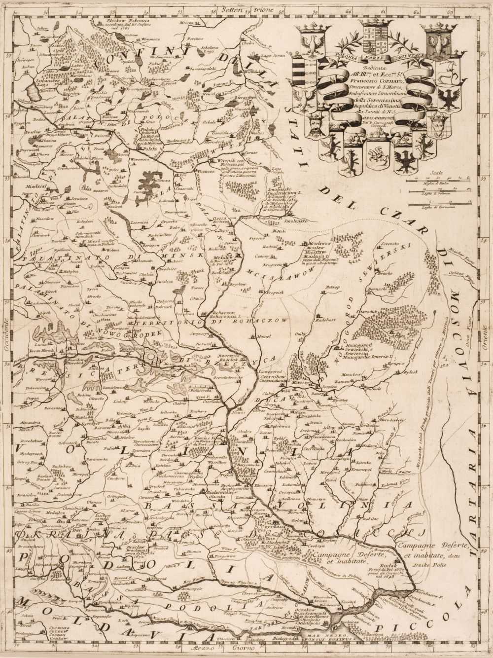 Lot 171 - Poland. Coronelli (Vicenzo Maria), Polonia Parte Occidentale, & Silesia Inferiore, circa 1690