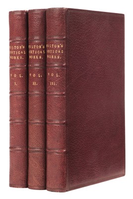 Lot 172 - Milton (John) The Poetical Works of John Milton, London: Macmillan, 1882