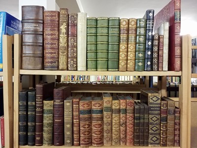 Lot 441 - Bindings. A large collection of mostly 19th-century literature