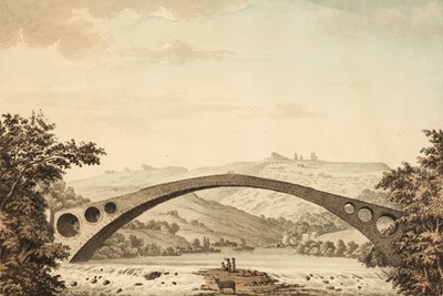 Lot 349 - Grimm (Samuel Hieronymus, 1733-1794). The Old Bridge, Pontypridd, circa 1770s-80s