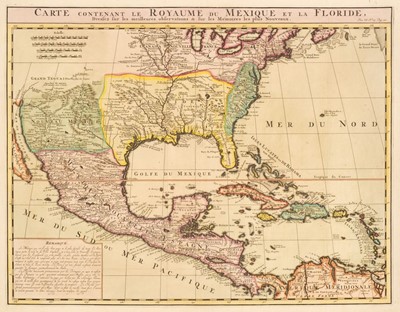 Lot 161 - North & Central America. Chatelain (H. A.), Royaume du Mexique et la Floride, 1719
