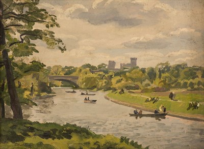 Lot 617 - Bone (Stephen, 1904-1958). Warwick Castle, 1943