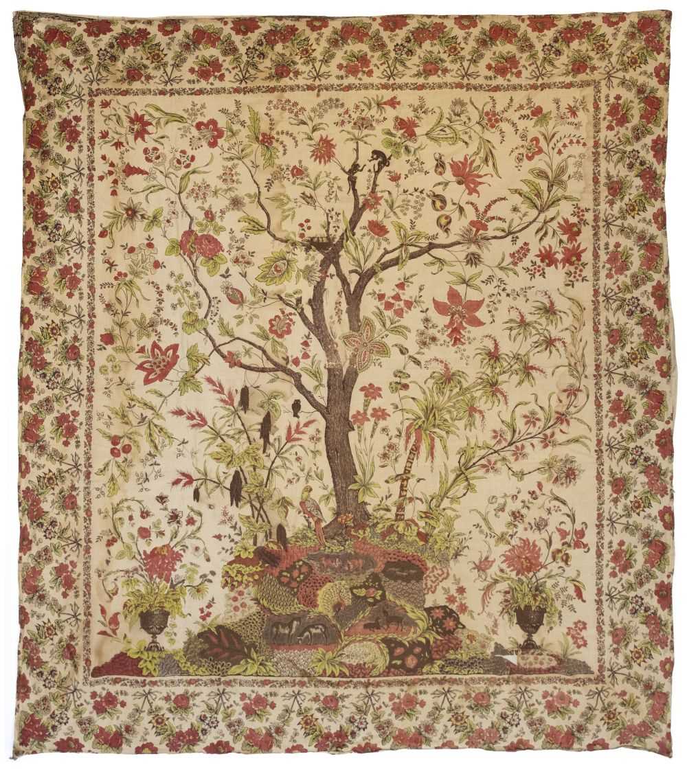 Lot 263 - Mezzaro. A large Tree of Life block-printed