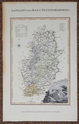 Lot 70 - Nottinghamshire. Greenwood (C. & J.), A Map of the County of Nottingham..., 1826