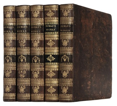 Lot 308 - Burke (Edmund). The Works, volumes 1-5 only (of 8), 1792-1812