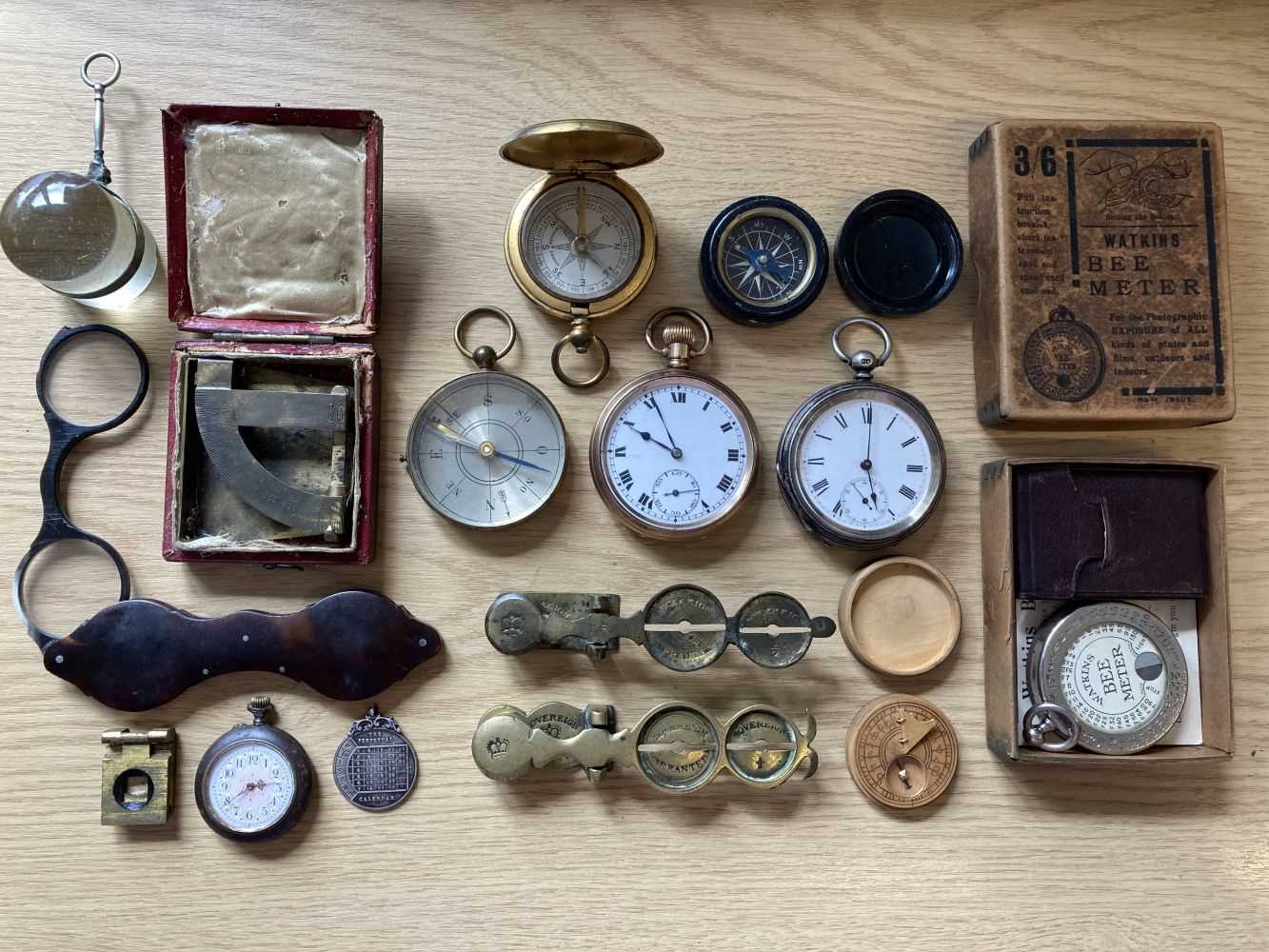 Lot 88 - Compasses and Pocket Watches