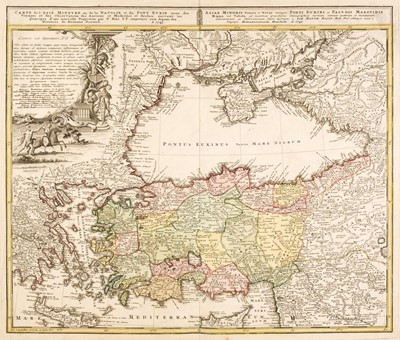 Lot 116 - Asia Minor. Homann (J. B. heirs of), Carte de l'Asie Mineure..., 1743