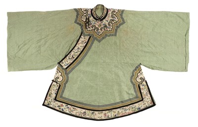 Lot 292 - Chinese. A late Qing Dynasty silk robe, 19th century