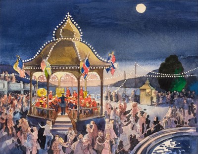 Lot 580 - Dawson (Eric, 1918- ). Dancers at the Bandstand, 1990, and two others