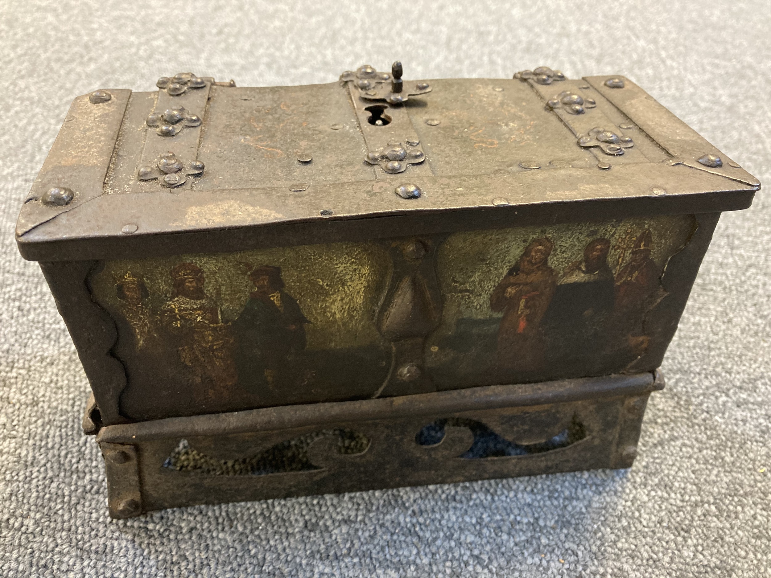 Lot 46 - Casket. German Nuremberg casket, probably