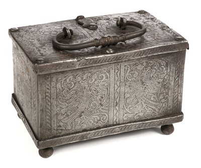 Lot 47 - Casket. German Nuremberg casket, probably 17th century