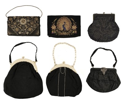 Lot 226 - Bags. Six early 20th century bags, and other accessories