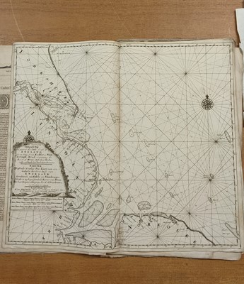 Lot 193 - Van Keulen (Johannes). Nieuwe Wassende Graade Paskaart over de Geeheele..., 1680 or later