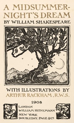 Lot 260 - Rackham (Arthur, illustrator). A Midsummer Night's Dream by William Shakespeare