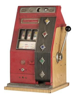 Lot 63 - One Armed Bandit. Nutt & Muddle slot machine