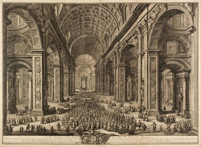 Lot 317 - Vasi (Giuseppe, 1710-1782). Two etchings, 1775 & 1778